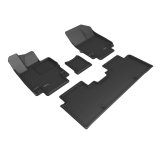 3D MAXpider 2023+ Genesis Gv60 Kagu Floor Mat- Black R1 R2 R3 thumbnail 1
