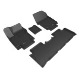 3D MAXpider 22-23 Hyundai Ioniq 5 Kagu Floor Mat- Black R1 R2 thumbnail 1