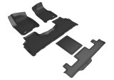3D MAXpider 21-24 Chevrolet Tahoe 7-Seat Kagu Black R1 R2 R3 thumbnail 1