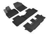 3D MAXpider 20-24 Kia Telluride 8-Seat Kagu Black R1 R2 R3 thumbnail 1