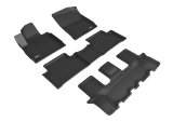 3D MAXpider 22-23 Kia Sorento 7-Seat Kagu Black R1 R2 R3 thumbnail 1