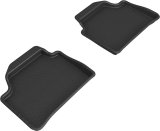 3D MAXpider 12-19 BMW 1 Series Kagu Rear Floor Mat- Black thumbnail 1
