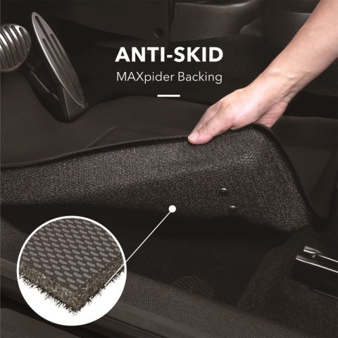 3D MAXpider 2019-2023 Genesis G70 AWD Kagu 1st & 2nd Row Floormats - Black thumbnail 5