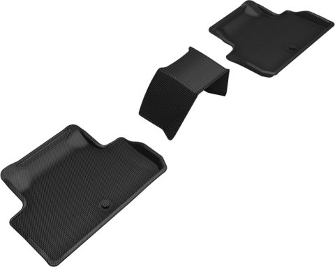 3D MAXpider 2019-2023 Genesis G70 Kagu 2nd Row Floormats - Black thumbnail 1