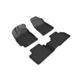 3D MAXpider 2021-2025 Hyundai Elantra Kagu Full Set Floormat - Black thumbnail 1