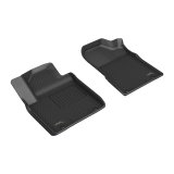 3D MAXpider 19-24 Nissan Armada Kagu Front Floor Mat- Black R1 thumbnail 1