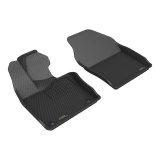 3D MAXpider 2023 Toyota Prius Kagu Black Floor Mat - Row 1 thumbnail 1