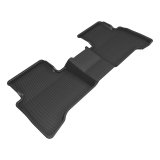 3D MAXpider 2023 Toyota Prius Kagu Black Floor Mat - Row 2 thumbnail 1