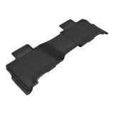 3D MAXpider 23-24 Toyota Sequoia Kagu Black Floor Mat - Row 2 thumbnail 1
