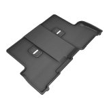 3D MAXpider 23-24 Toyota Sequoia Kagu Black Floor Mat - Row 3 thumbnail 1