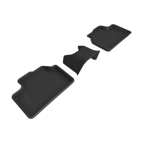 3D MAXpider 22-24 Volvo XC40 Recharge Kagu 2nd Row Floormat - Black thumbnail 1