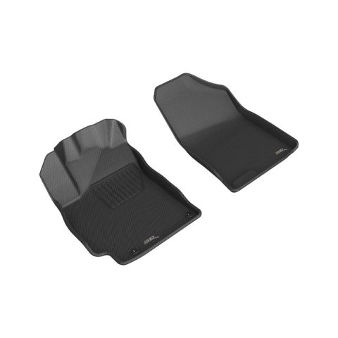 3D MAXpider 21-23 Hyundai Elantra Gas/Hybrid Kagu 1st Row Floormat - Black thumbnail 1