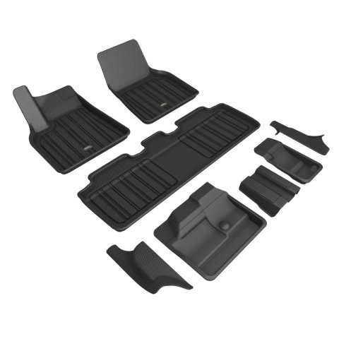 3D MAXpider 21-22 Tesla Model Y 7-Seat Elitect Black R1 R2 R3 thumbnail 1