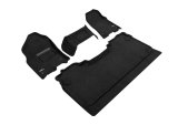 3D MAXpider 19-24 Dodge Ram 1500 Crew Cab w Bench Front Row Elegant Black R1 R2 (R1 3 Pcs Design) thumbnail 1