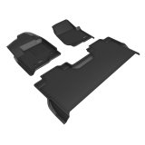 3D MAXpider 22-24 Ford F-150 Super Crew Bench Seat Kagu Black R1 R2 thumbnail 1