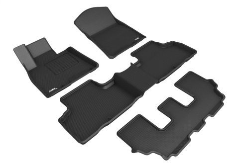 3D MAXpider 21-24 Genesis Gv80 7-Seat Kagu Black R1 R2 R3 thumbnail 1