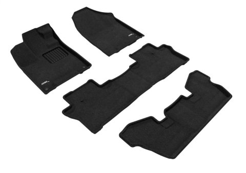 3D Maxpider 16-22 Honda Pilot 7-Passenger Elegant Black R1 R2 R3 thumbnail 1