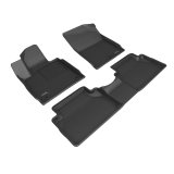 3D MAXpider 21-23 Hyundai Santa Fe Gas Kagu Black R1 R2 thumbnail 1
