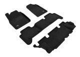 3D MAXpider 14-24 Infiniti Qx80 7-Seat / Qx56 11-13 Elegant Black R1 R2 R3 thumbnail 1
