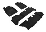 3D MAXpider 14-22 Infiniti Qx80 8-Seat / Qx56 11-13 Elegant Black R1 R2 R3 thumbnail 1