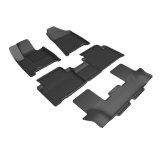 3D MAXpider 24-25 Hyundai Santa Fe Hybrid Kagu Floor Mat - Black thumbnail 1