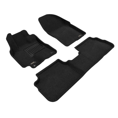 3D MAXpider 09-13 Toyota Corolla Elegant Floor Mat - Black thumbnail 1