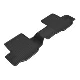 3D MAXpider Mazda CX-90 Kagu 2nd Row Floormat - Black thumbnail 1