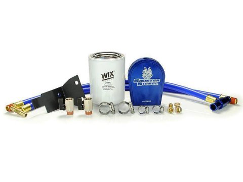 Sinister Diesel 03-07 Ford 6.0L Ford Powerstroke Coolant Filtration System w/ Wix Filter thumbnail 3