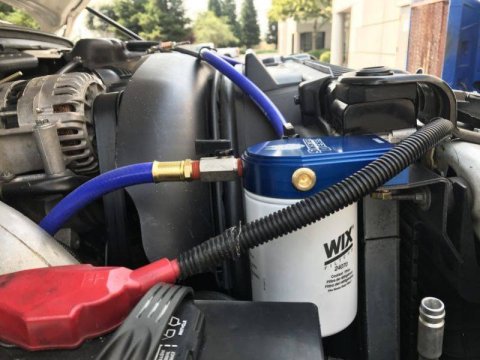 Sinister Diesel 03-07 Ford 6.0L Ford Powerstroke Coolant Filtration System w/ Wix Filter thumbnail 6