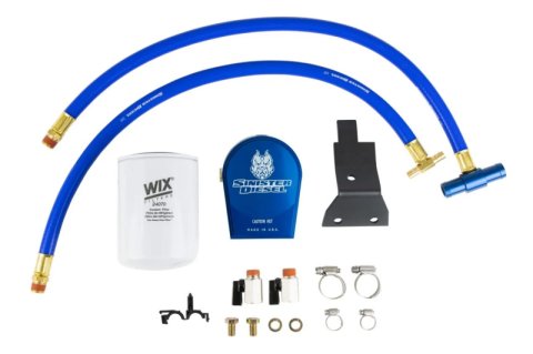 Sinister Diesel 03-07 Ford 6.0L Ford Powerstroke Coolant Filtration System w/ Wix Filter thumbnail 7