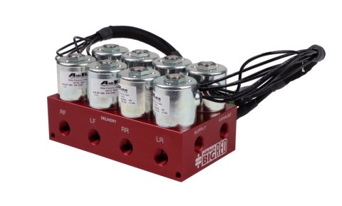 Ridetech 4-Way Big Red Air valve Fittings Not Included thumbnail 4