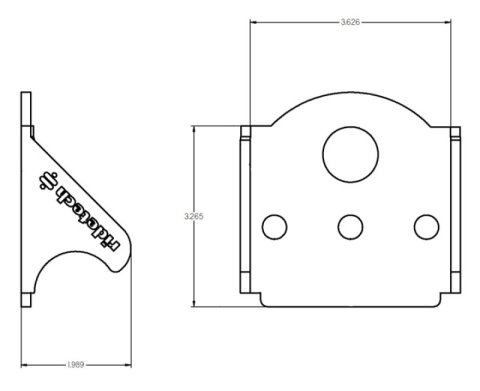 Ridetech Upper Ridetech Bolt-On 4 Link Bridge Mount thumbnail 3