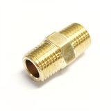 Ridetech Airline Fitting Nipple 1/4in NPT x 1in Long w/ Hex thumbnail 3