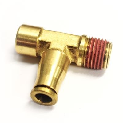 Ridetech Airline Fitting Compressor Tee 1/4in NPT x 1/8in Female NPT x 1/4in Airline thumbnail 2