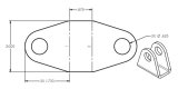 Ridetech Rod End Bracket .87 Wide thumbnail 3