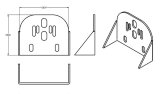 Ridetech Weld-on Only Rear Upper Bracket 10pk thumbnail 3