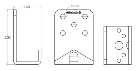 Ridetech Bolt-On Under Frame Bracket Black Powdercoat thumbnail 3