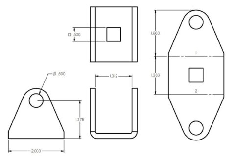 Ridetech Shockwave Eye-Stud Adapter thumbnail 3