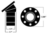 Ridetech 67-68 Camaro Locking Gas Cap (Clear Anodized) thumbnail 6