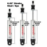 Ridetech HQ Series Shock Absorber Single Adjustable 6.65in Stroke Eye/Stud Mounting 10.55in x 17.2in thumbnail 1