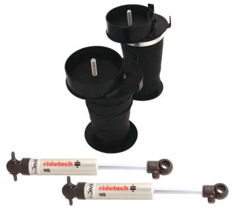 Ridetech 65-70 Pontiac Fullsize Rear CoolRide Air Spring & HQ Shocks thumbnail 1
