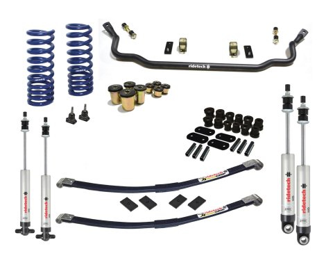 Ridetech 70-81 Chevrolet Camaro Small Block StreetGRIP Suspension System w/ Ball Joints & Bushings (Bundled Kit)