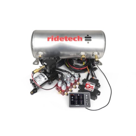 Ridetech RidePro E5 Air Ride Suspension Control System 3 Gallon Single Compressor 1/4in Valves thumbnail 2