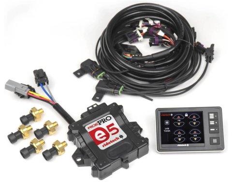 Ridetech RidePro E5 Air Ride Control System 5 Gal Dual Compressor High Flow Big Red 3/8in Valves thumbnail 4