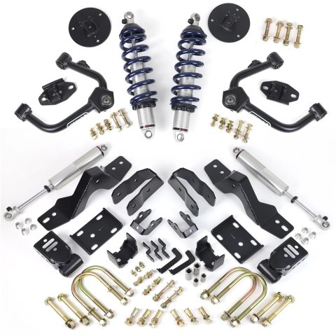Ridetech 2019+ Silverado/Sierra 2WD Performance Lowering System - Axle Group A (1x rid11729511, 1x rid11723699, 1x rid11723110) thumbnail 1