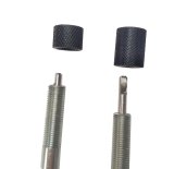 Ridetech Short Rebound Knob for HQ Shocks - Aluminum - Black thumbnail 1