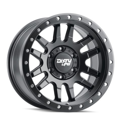 Dirty Life 9309 Canyon Pro 17x9/5x127 BP/-12mm Offset/71.5mm Hub Matte Black Wheel - Not Beadlock thumbnail 2