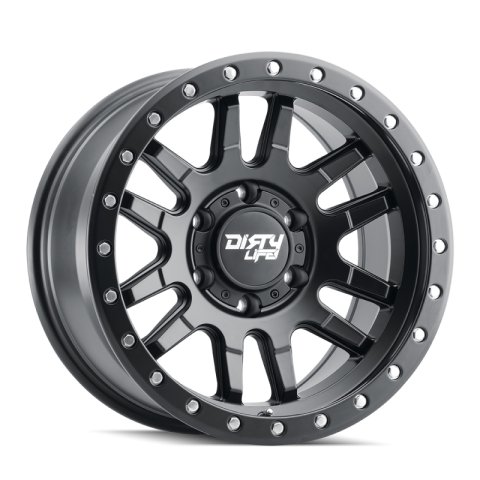 Dirty Life 9309 Canyon Pro 17x9/5x127 BP/-12mm Offset/71.5mm Hub Matte Black Wheel - Not Beadlock thumbnail 4