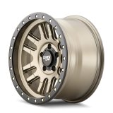 Dirty Life 9309 Canyon Pro 17x9/5x127 BP/-12mm Offset/71.5mm Hub Satin Gold Wheel - Beadlock thumbnail 1