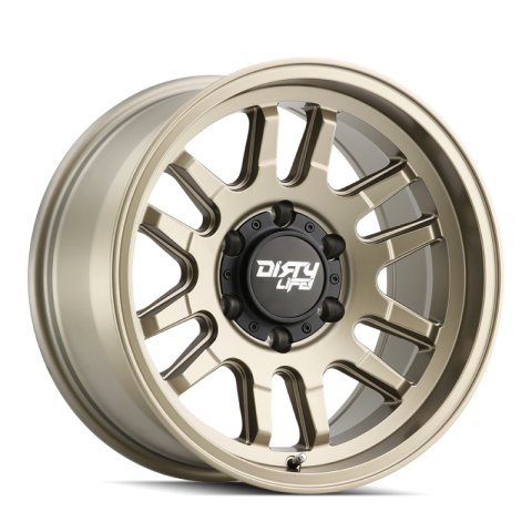 Dirty Life 9310 Canyon 17x9 / 6x139.7 BP / 0mm Offset / 106mm Hub Satin Gold Wheel thumbnail 1